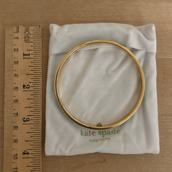 Kate Spade “Stroke of Luck” green enameled bangle - Picture 6 of 6